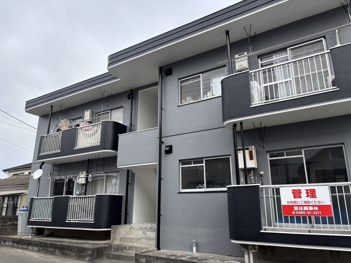 【宮崎市】集合住宅外壁塗装